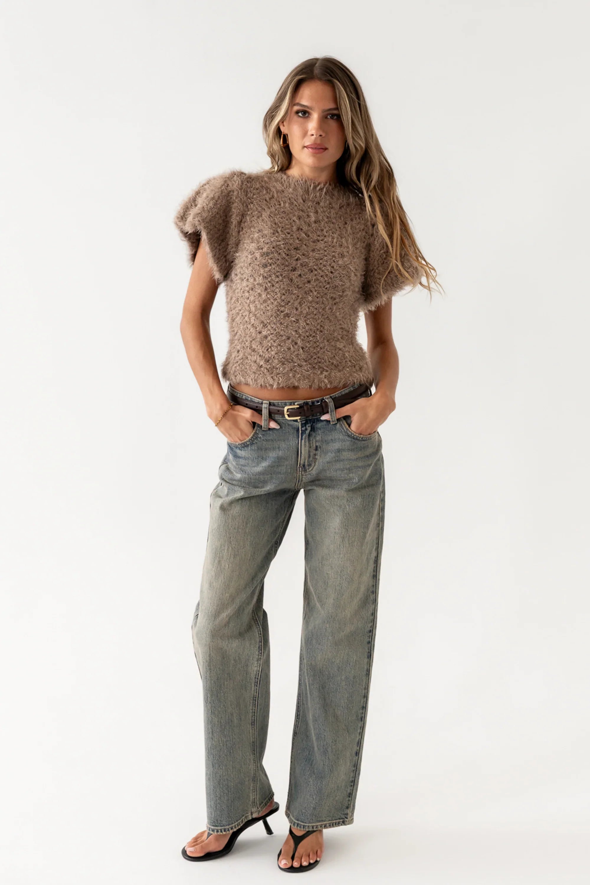 Marshall Straight Leg Vintage Jeans in Light Wash FINAL SALE