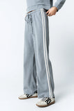 Kourtney Waffle Knit Pants in Grey