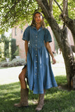 Mylie Denim Maxi Dress FINAL SALE