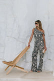 Minnie Abstract Wide Leg Pants