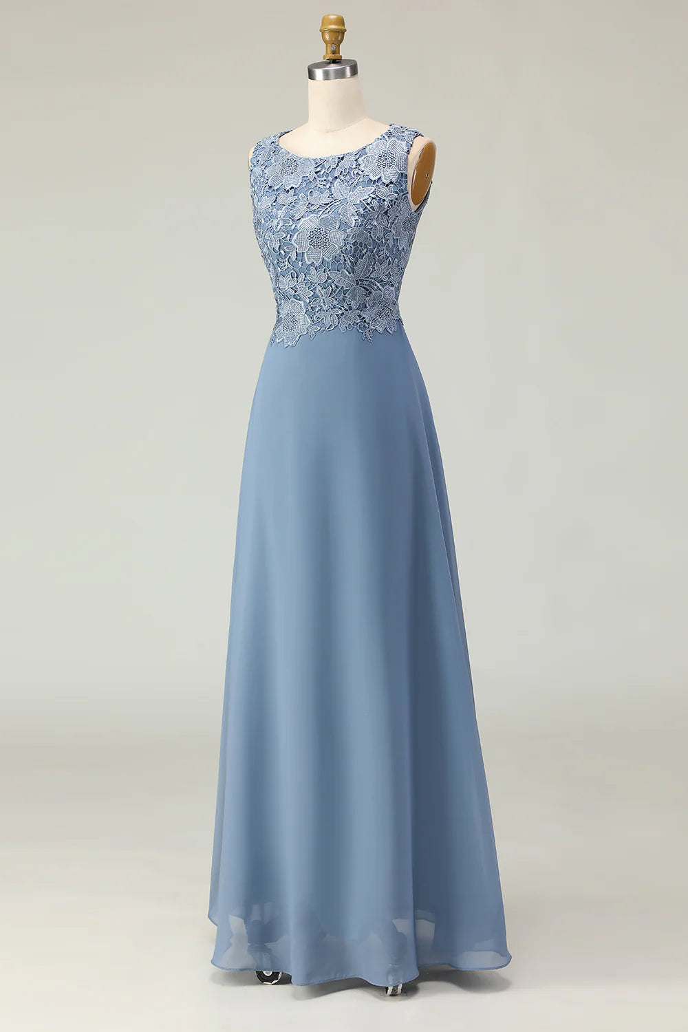 2 Piece Dusk A Line Appliqued Long Mother of the Bride Dress with Cape