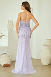 Halston Gown Hot Stone Fitted Dress