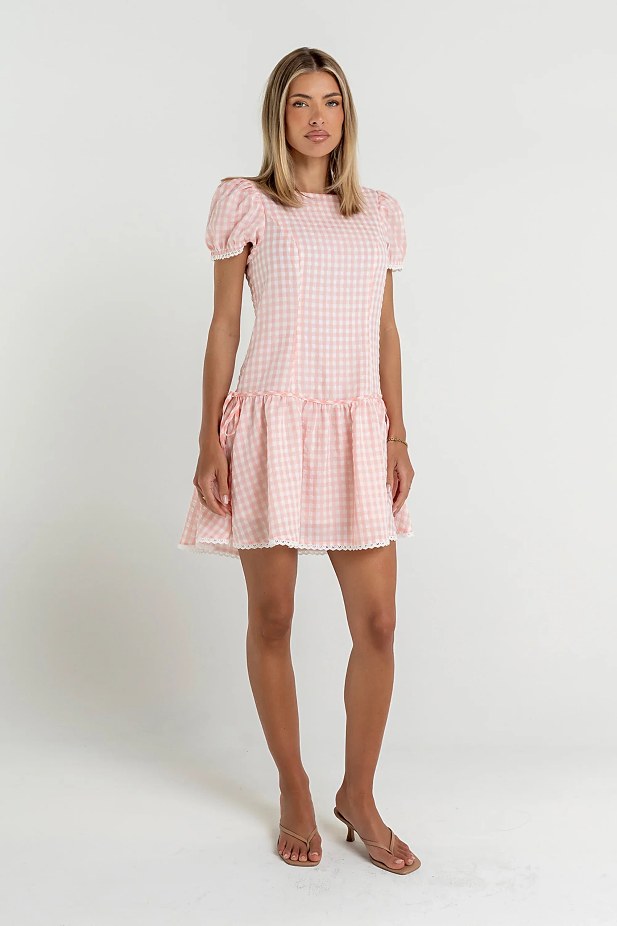 Chance Gingham Mini Dress