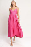 PRETTY IN PINK MIDI DRESS