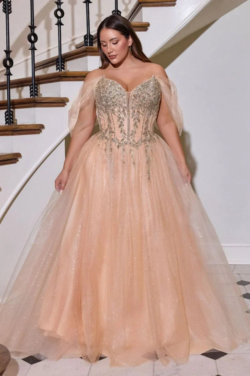 Jolia Gown A Line Corset Tulle Dress