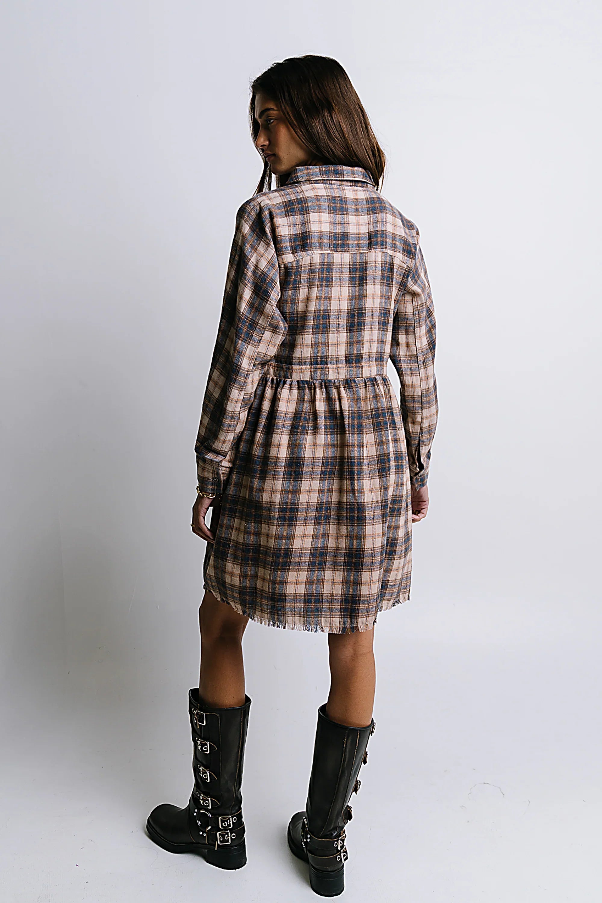 Karrie Plaid Mini Dress FINAL SALE