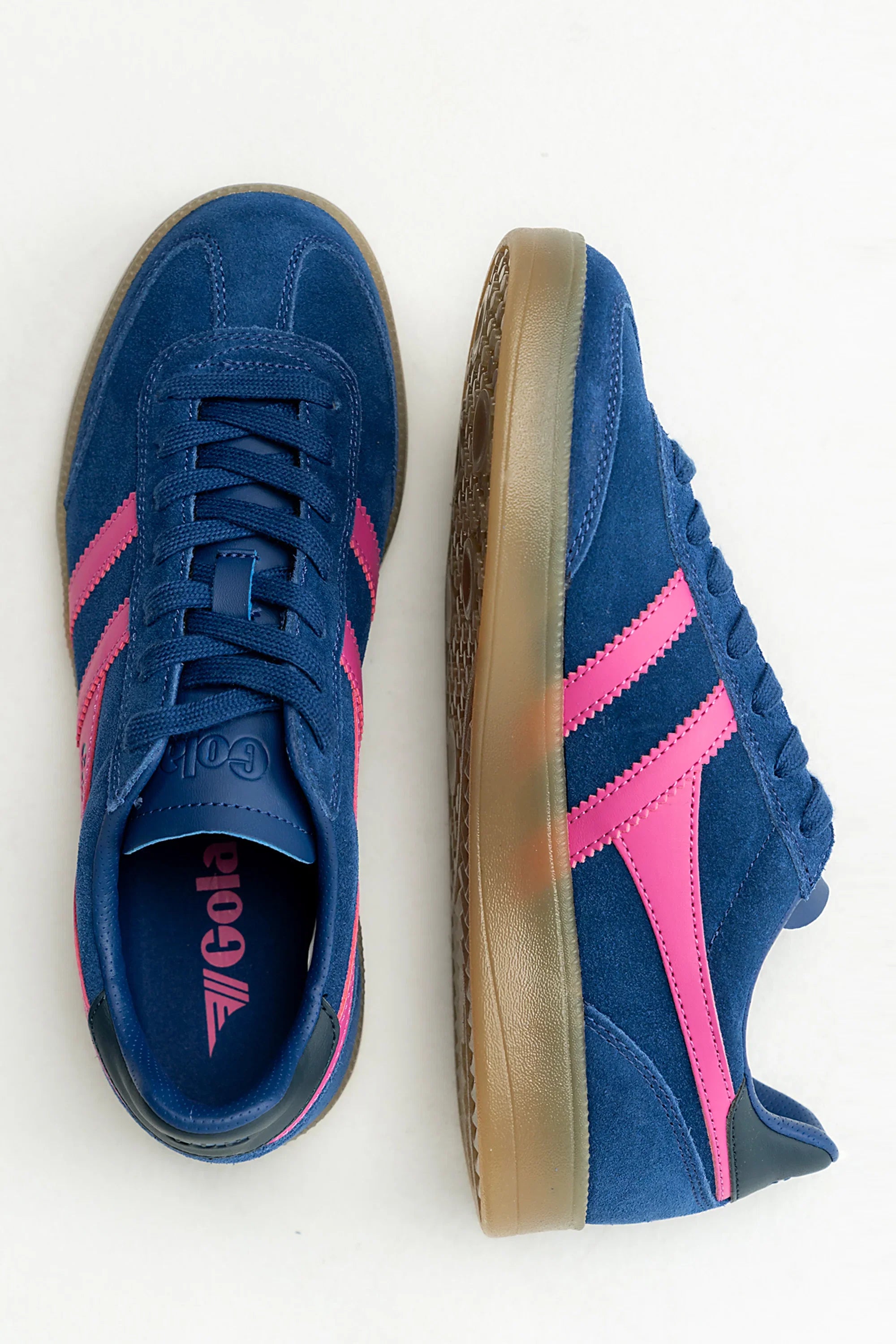 Gola Viper Leather Sneakers in Blue