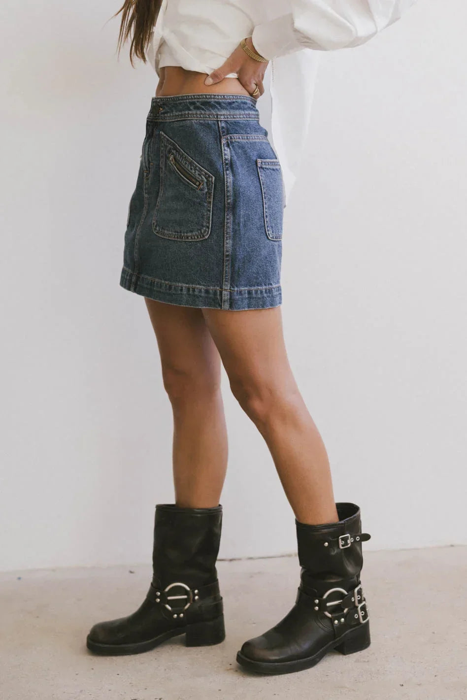 Bandri Denim Mini Skirt FINAL SALE