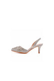 Pointed Toe rhinestone Glitter Slingback Pumps