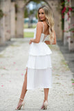 Maeve Corset Midi Dress Ivory