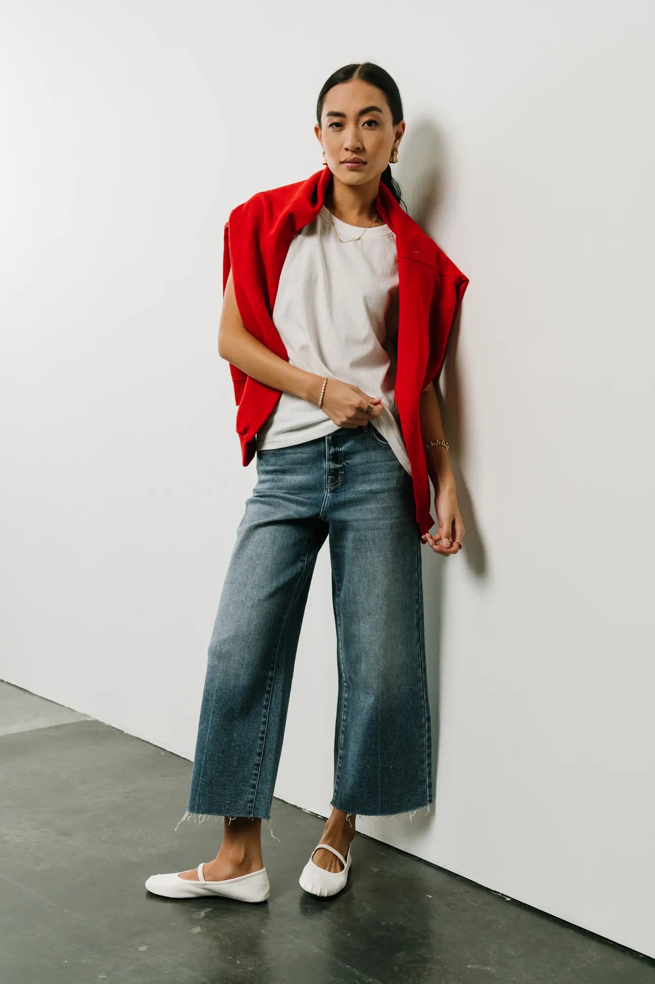 Colette Wide Leg Jeans in Medium Wash FINAL SALE