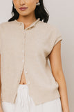 Clark Cardigan in Natural