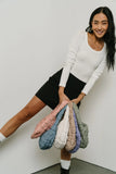 Julia Quilted Bag in Ivory