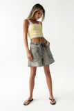 Finneas Denim Shorts in Grey