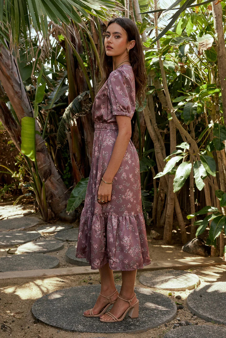Quinlan Floral Midi Dress FINAL SALE