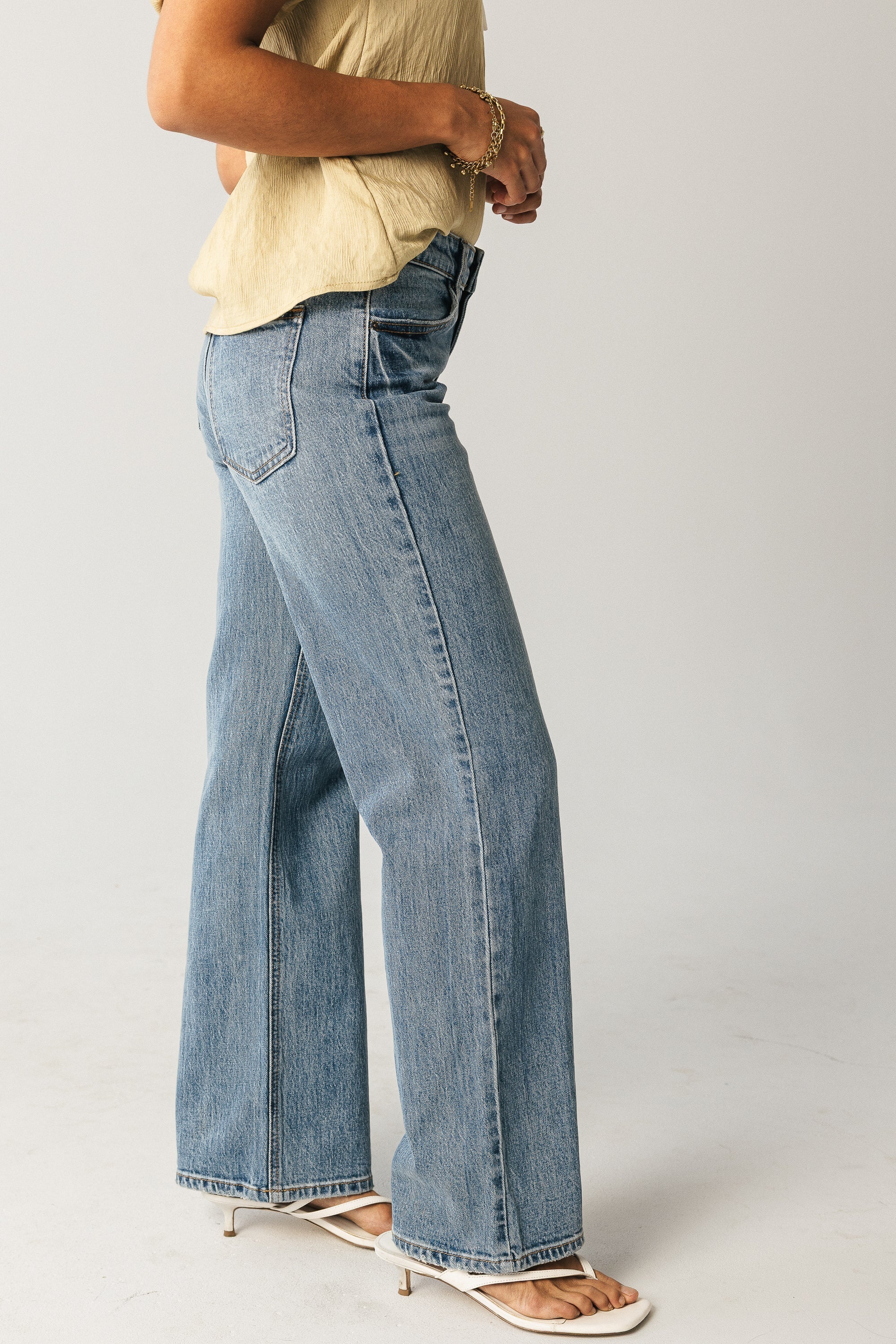 Marshall Straight Leg Jeans in Medium Wash FINAL SALE
