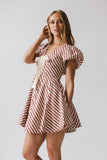Kai Striped Mini Dress