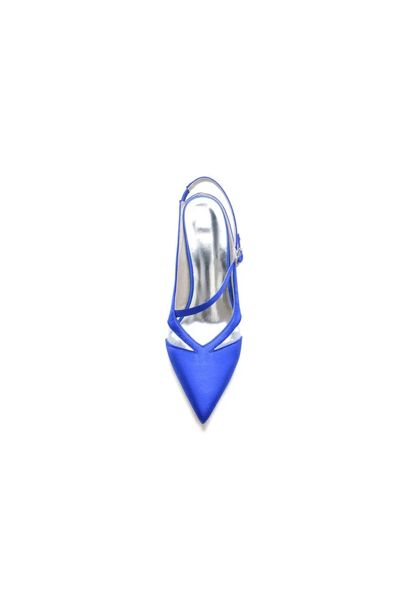 Slingback Pointed Toe High Heels