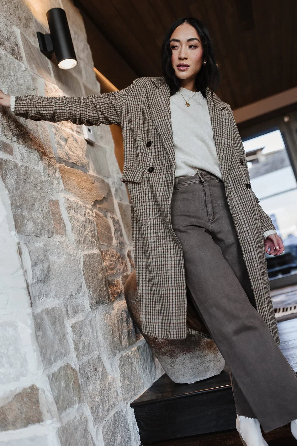 Mckenna Plaid Coat FINAL SALE
