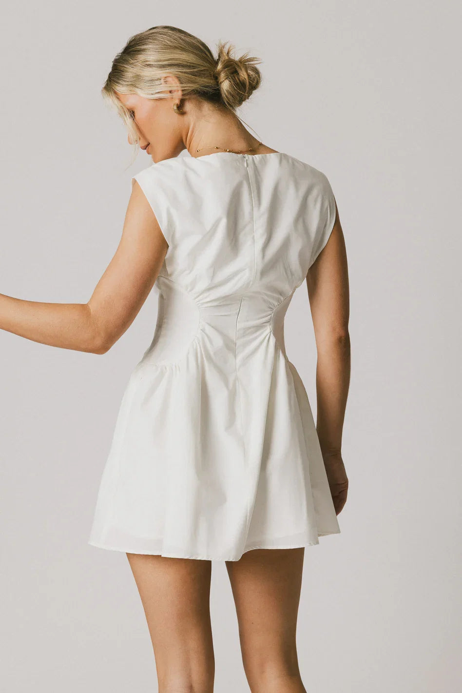 Jemma Mini Dress in White