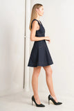 FRESH EDIT DARK DENIM MINI DRESS