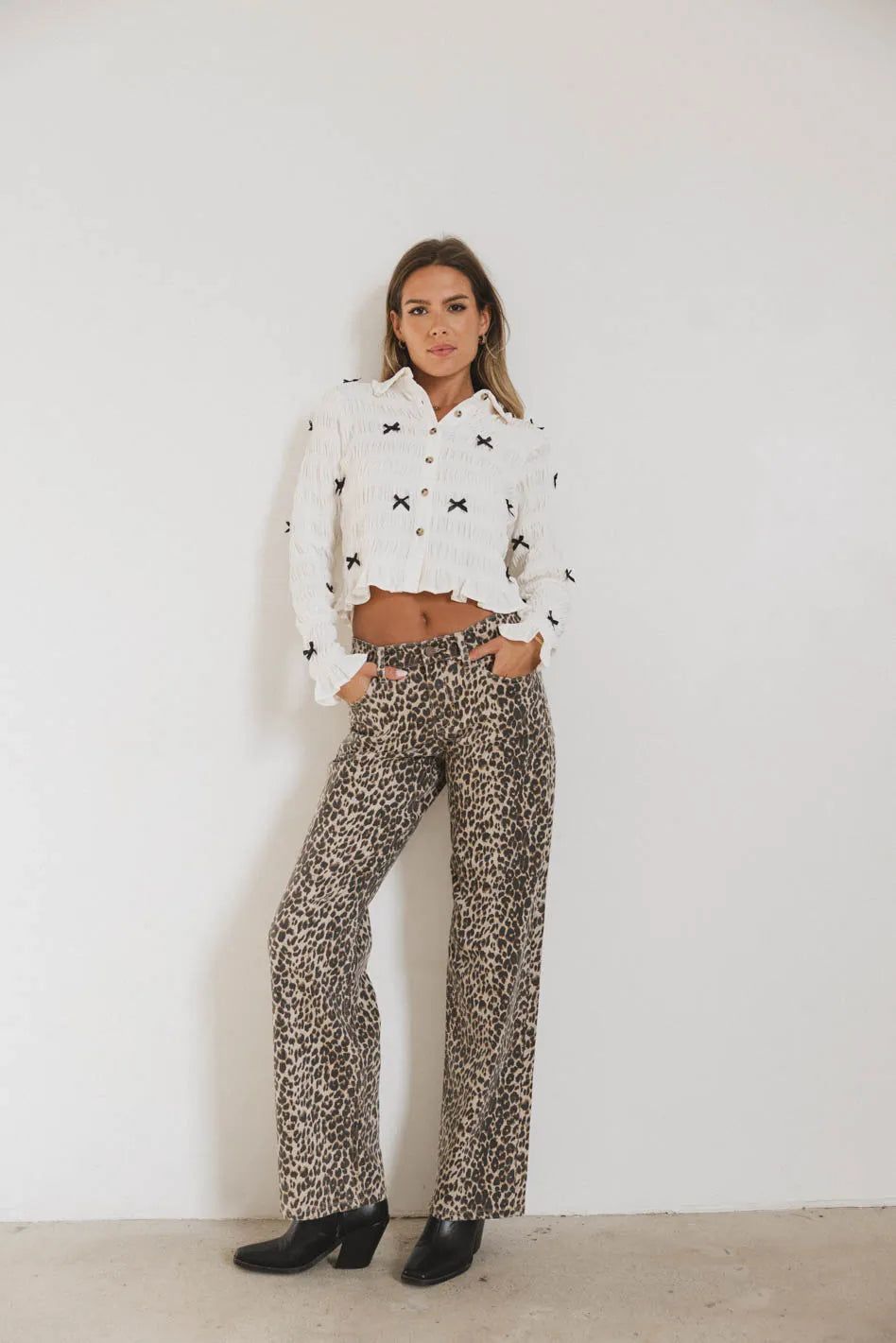 Leonora Blouse in White FINAL SALE