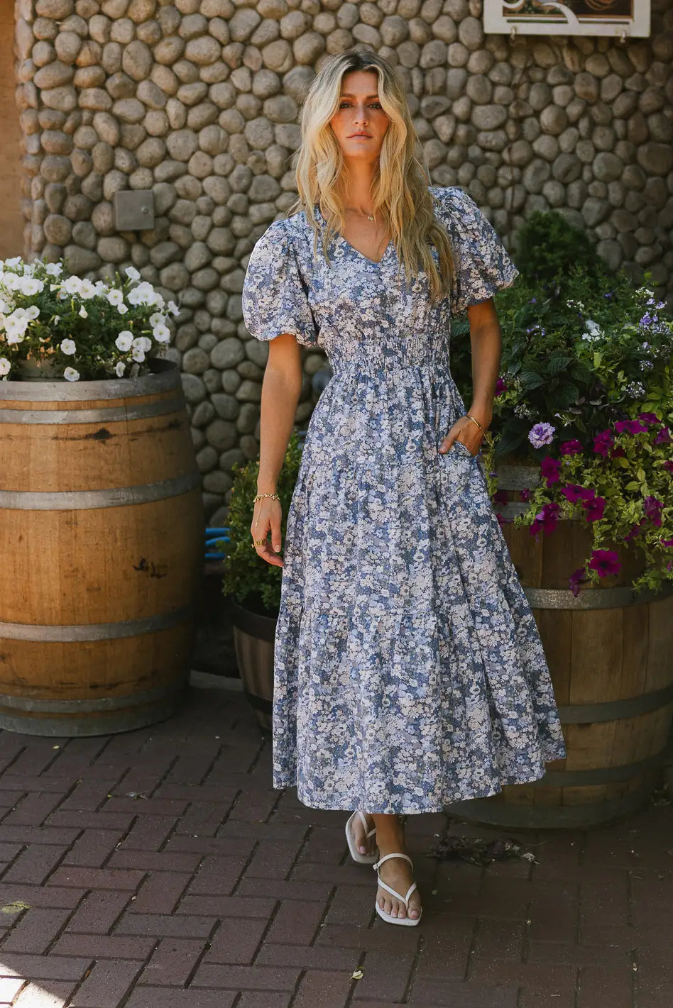 Kaylani Floral Midi Dress FINAL SALE