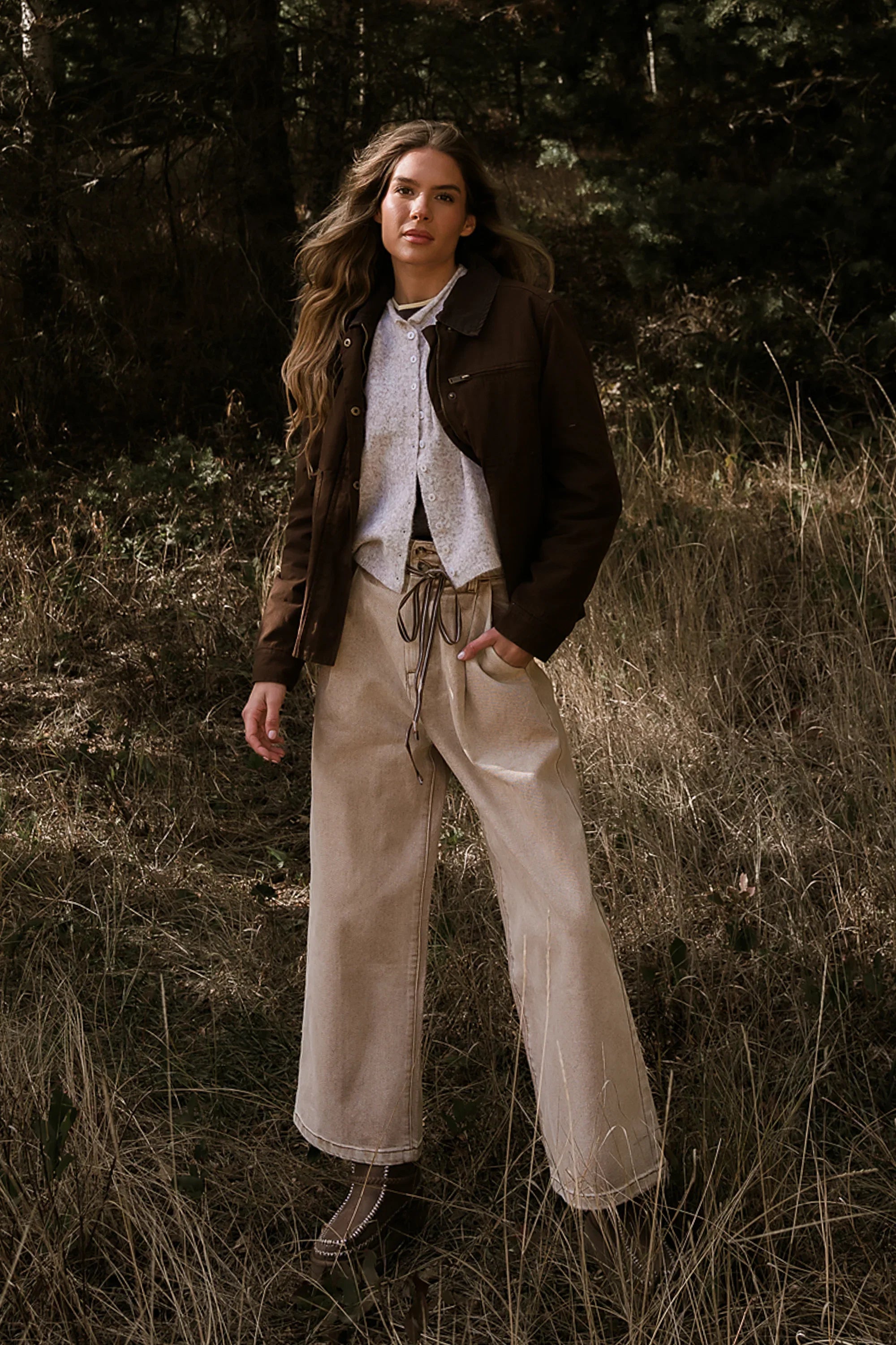 Jovie Pleated Wide Leg Pants