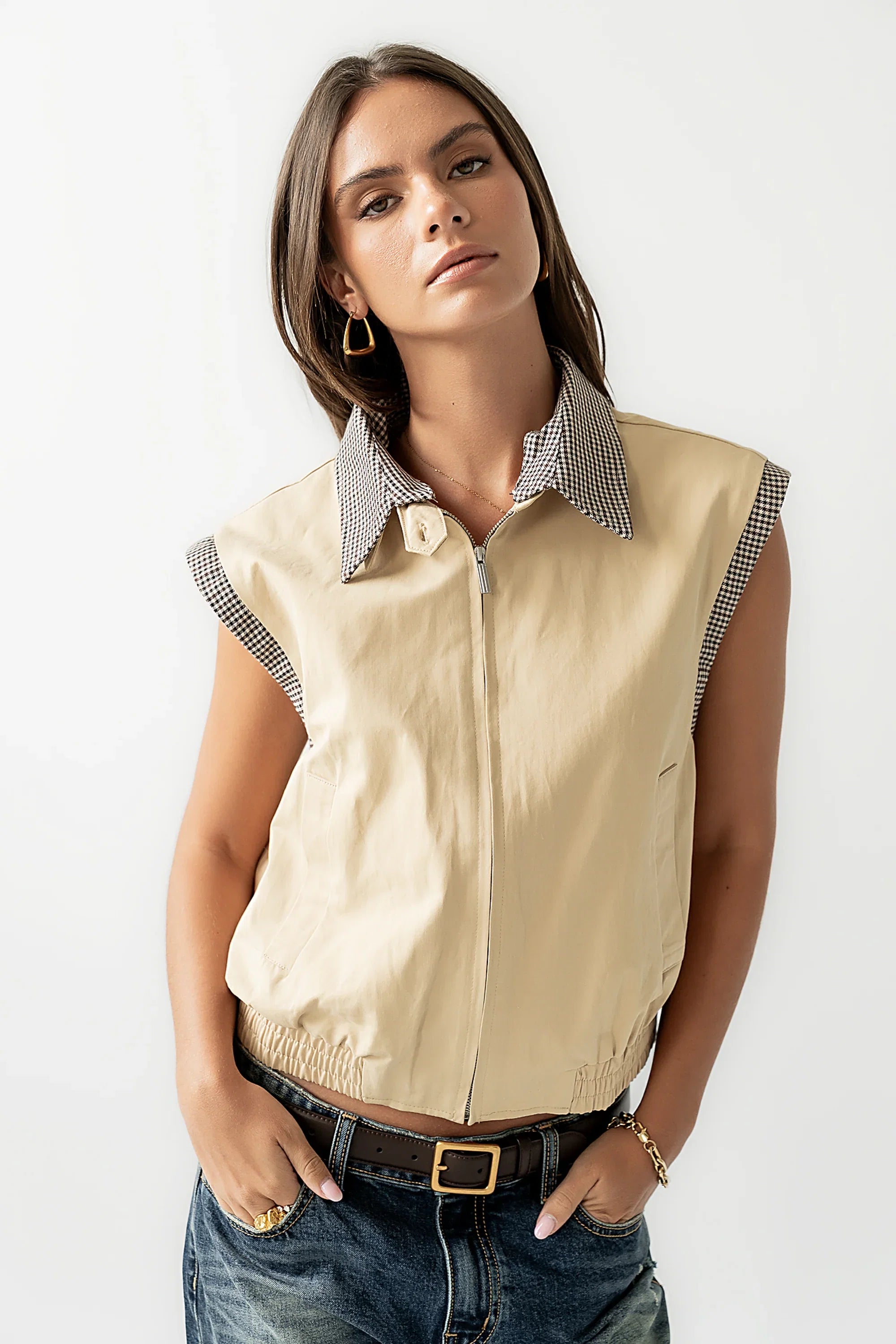 Finn Contrast Vest