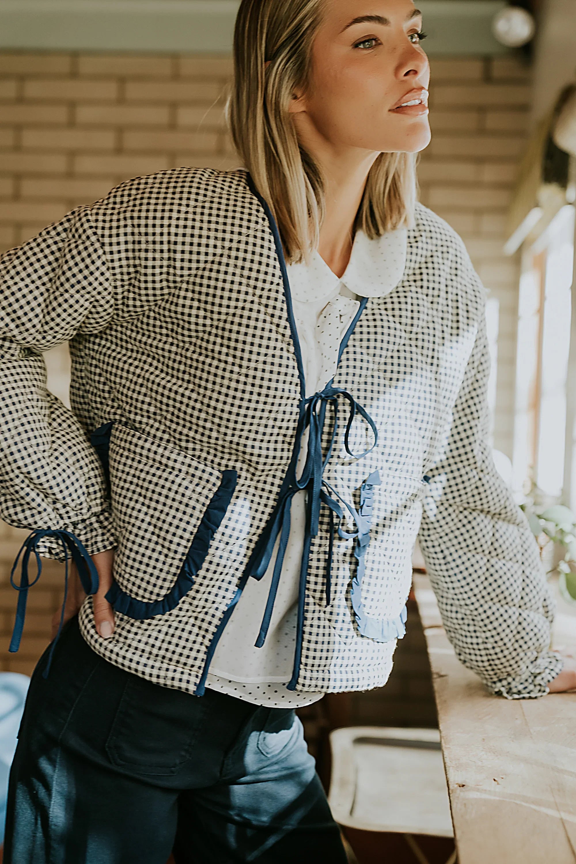 Andy Gingham Jacket FINAL SALE