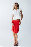 Kennedy Polka Dot Skirt in Red