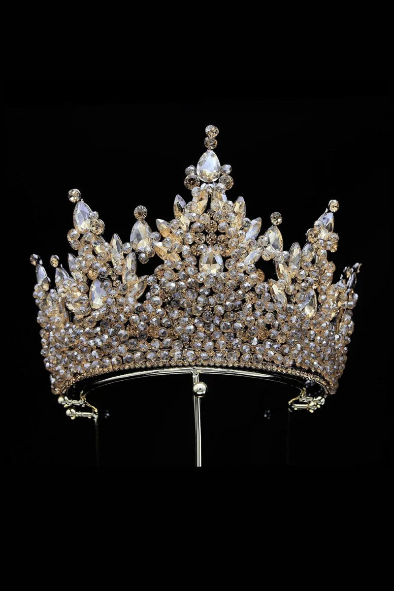 Pink Rhinestone Queen Tiara