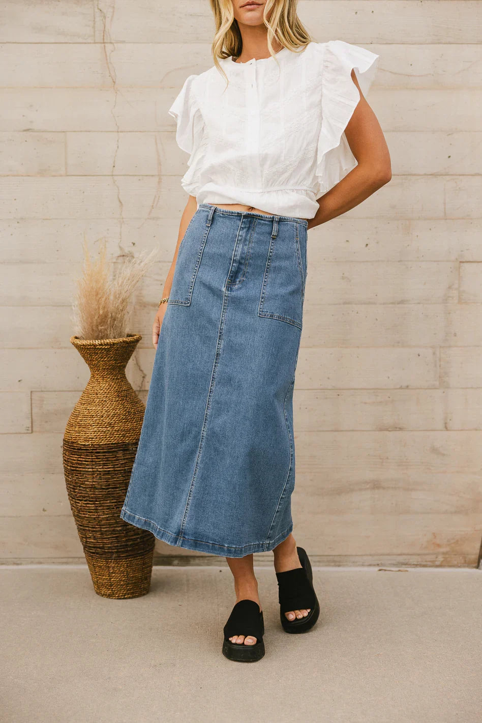 Marina Denim Skirt FINAL SALE