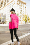 Caelan Puffer Vest in Pink FINAL SALE