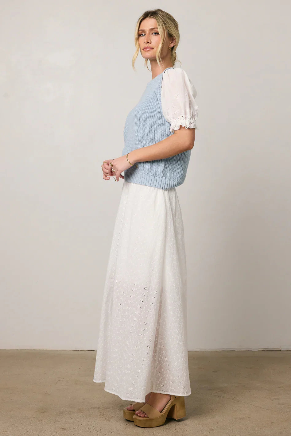 Kaia Embroidered Sweater FINAL SALE
