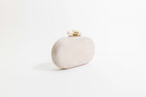Ethereal Capsule Clutch Pearl