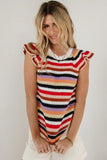 Lexi Sweater Top in Striped FINAL SALE