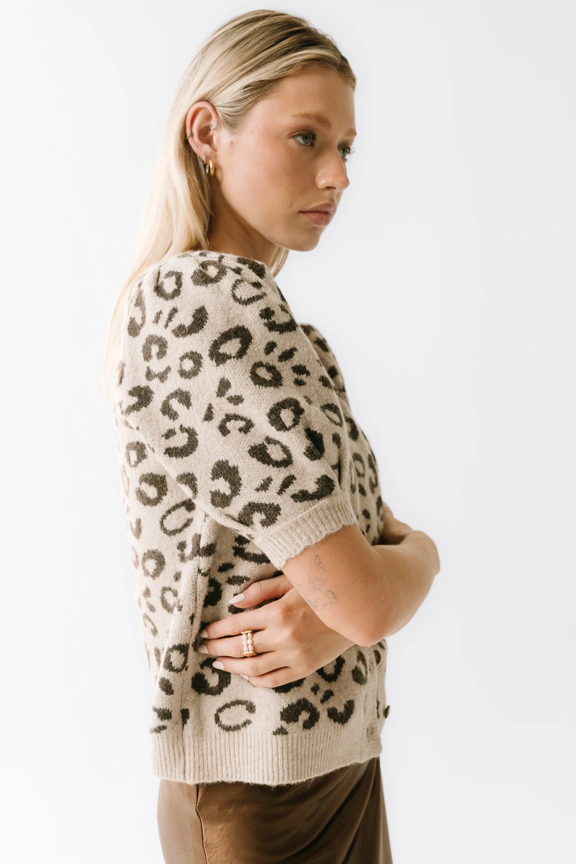 Ximena Leopard Sweater FINAL SALE