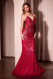 MAXWELL GOWN CRYSTAL STRAPLESS EMBELLISHED MERMAID GOWN
