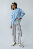 Marie Oversized Sweatshirt in Blue