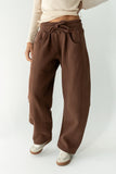 Maribel Barrel Sweatpants in Brown FINAL SALE