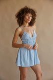 Joy Open Back Babydoll Romper