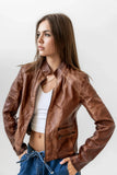 Kace Vegan Leather Jacket