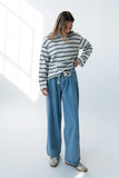 Becky Wide Leg Jeans in Denim