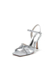 Rhinestone Open Toe Stiletto Heels
