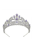 Gold Cubic Zirconia Bridal Tiara