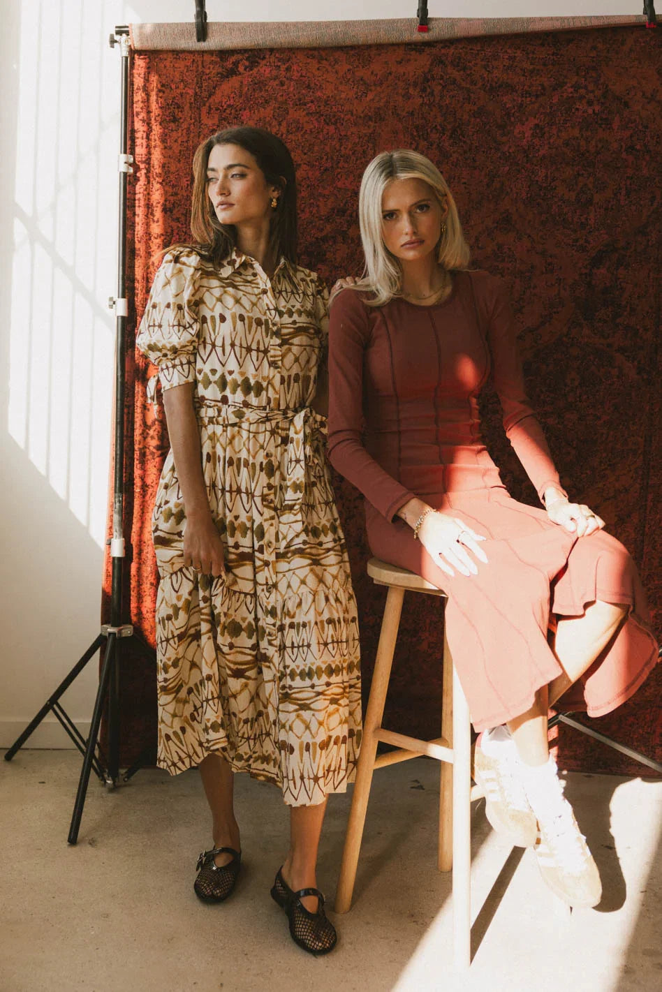 Tamara Abstract Midi Dress FINAL SALE