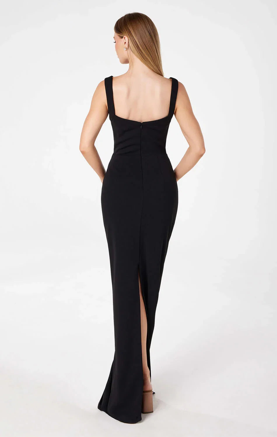 SHAYLA MAXI DRESS SQUARE NECKLINE DRESS