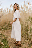Cassia Corset Dress in Ivory FINAL SALE