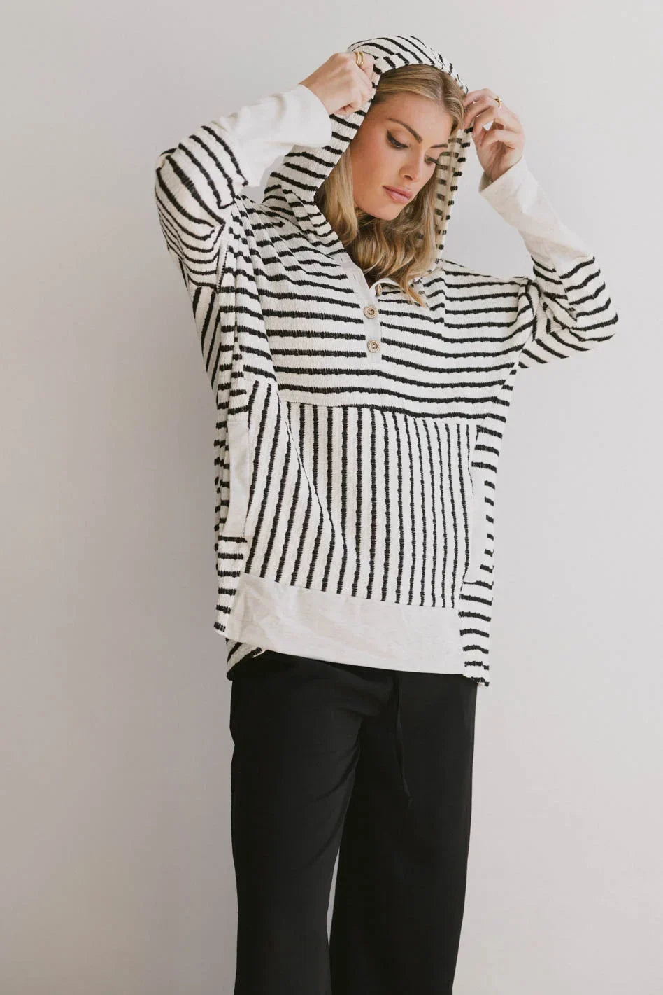 Austin Striped Hoodie FINAL SALE